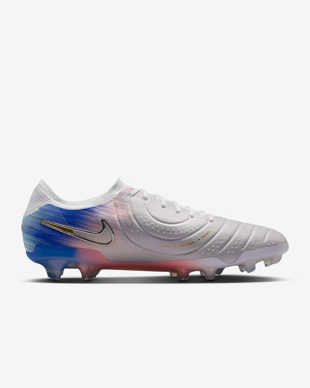 IB2467-001 Nike United Tiempo Legend 10 Elite FG Vast Grey Racer Blue (Men's)