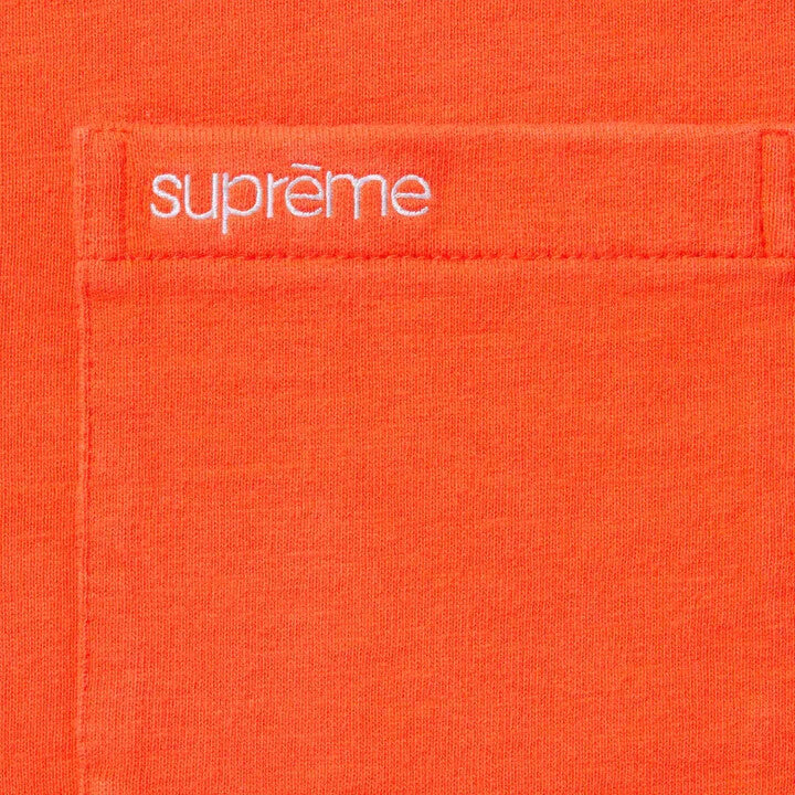 Supreme S/S Pocket Tee Orange