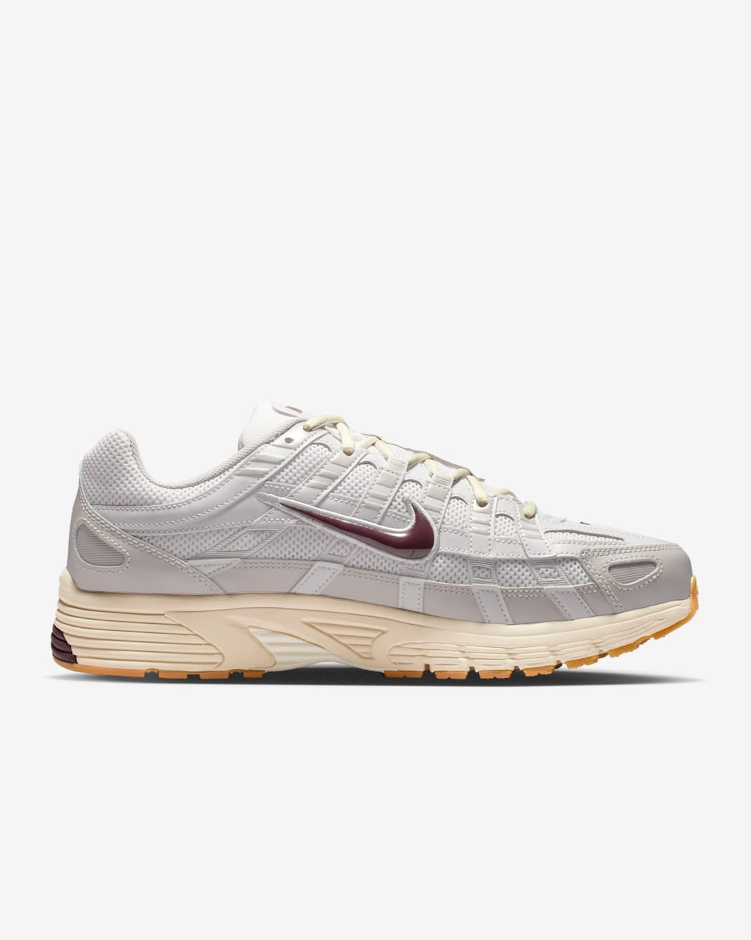 CD6404-028 Nike P-6000 College Grey Vast Grey Coconut Milk Burgundy (Men's)
