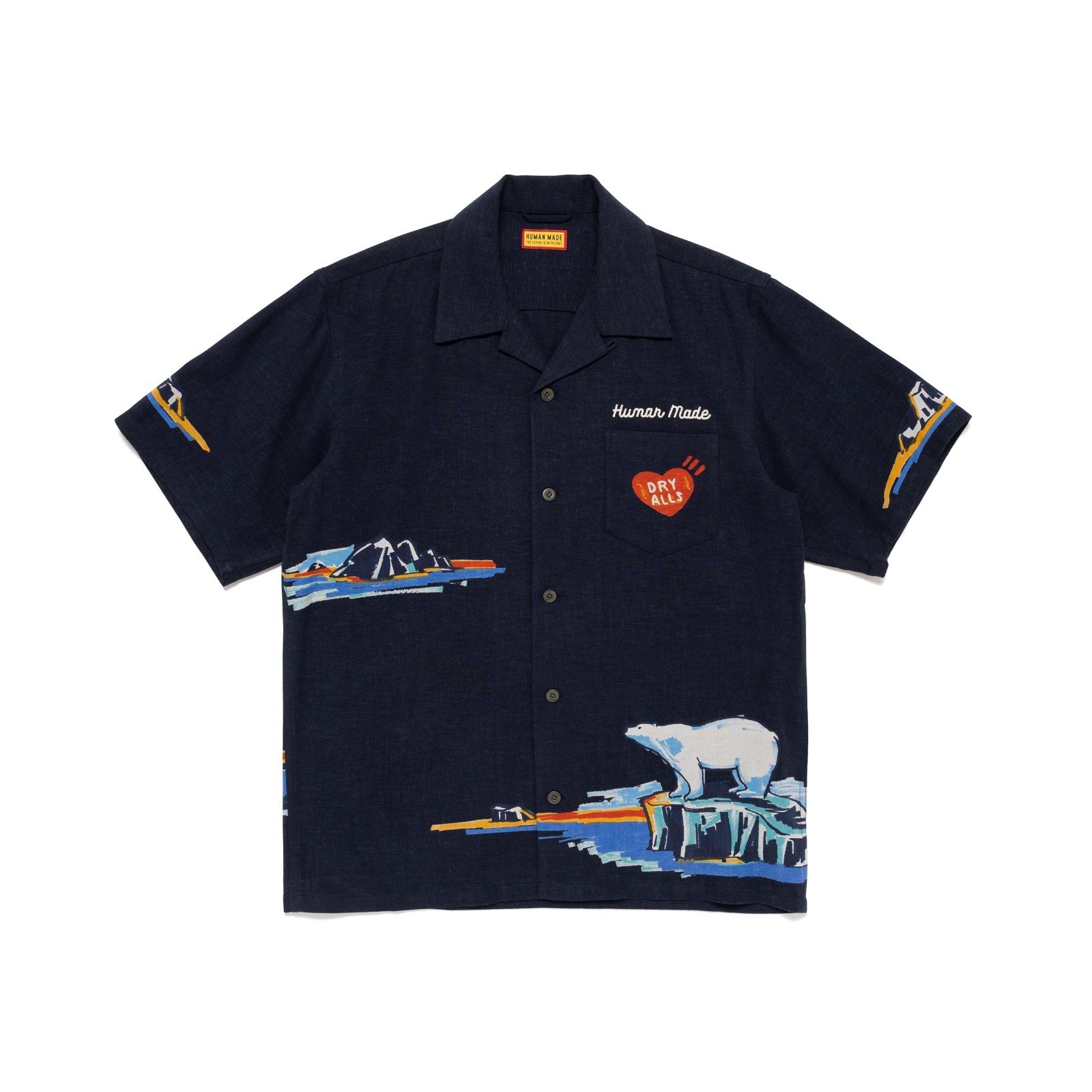 HUMAN MADE Printed Shirt Navy