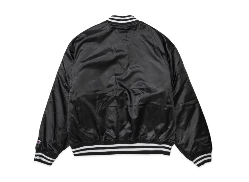 Supreme x Champion Satin Varsity Jacket "Black"