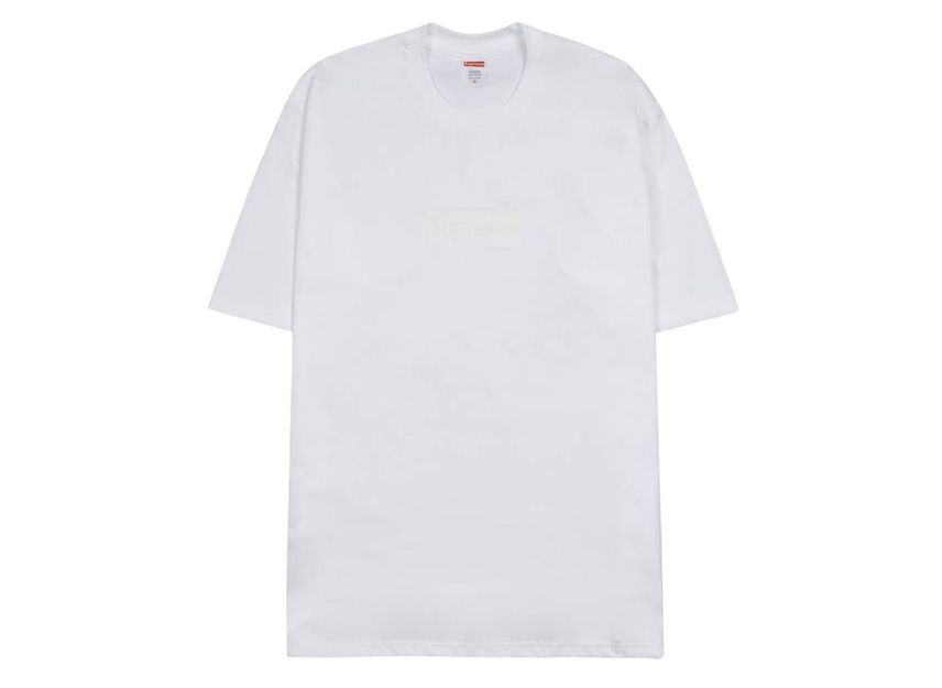 Supreme Tonal Box Logo Tee White
