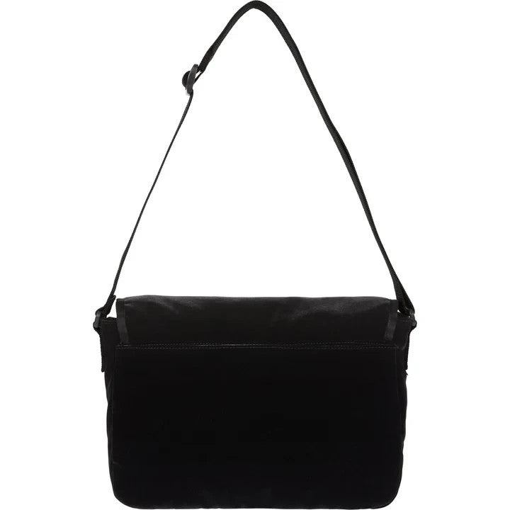 Supreme Velvet Small Messenger Bag Black