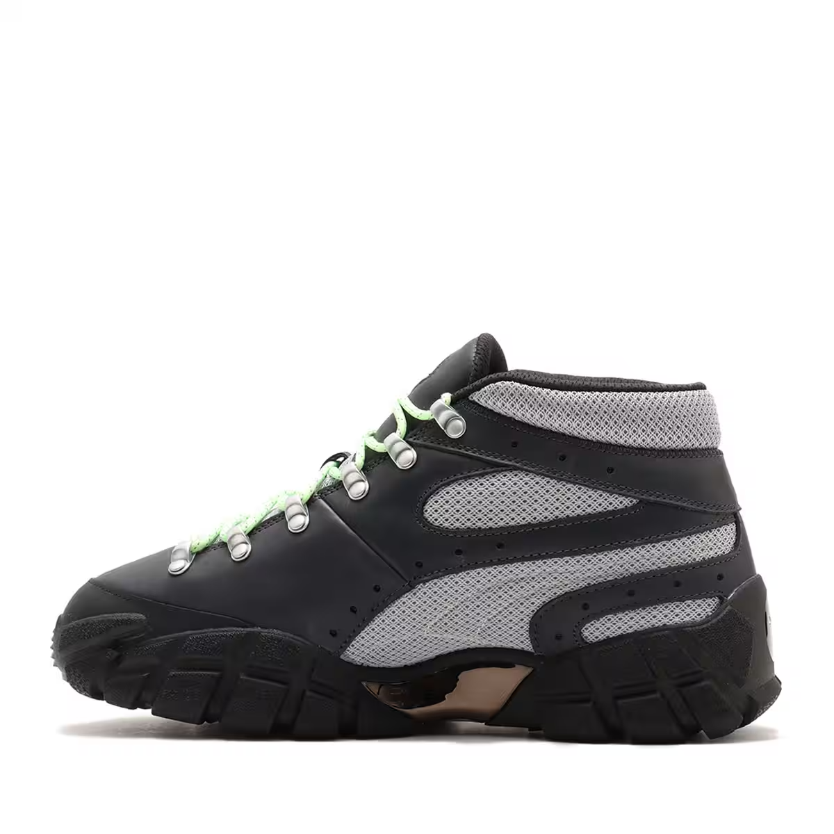 399453-01 Skepta Puma Forever Mid L Flat Dark Gray Puma Silver (Men's)