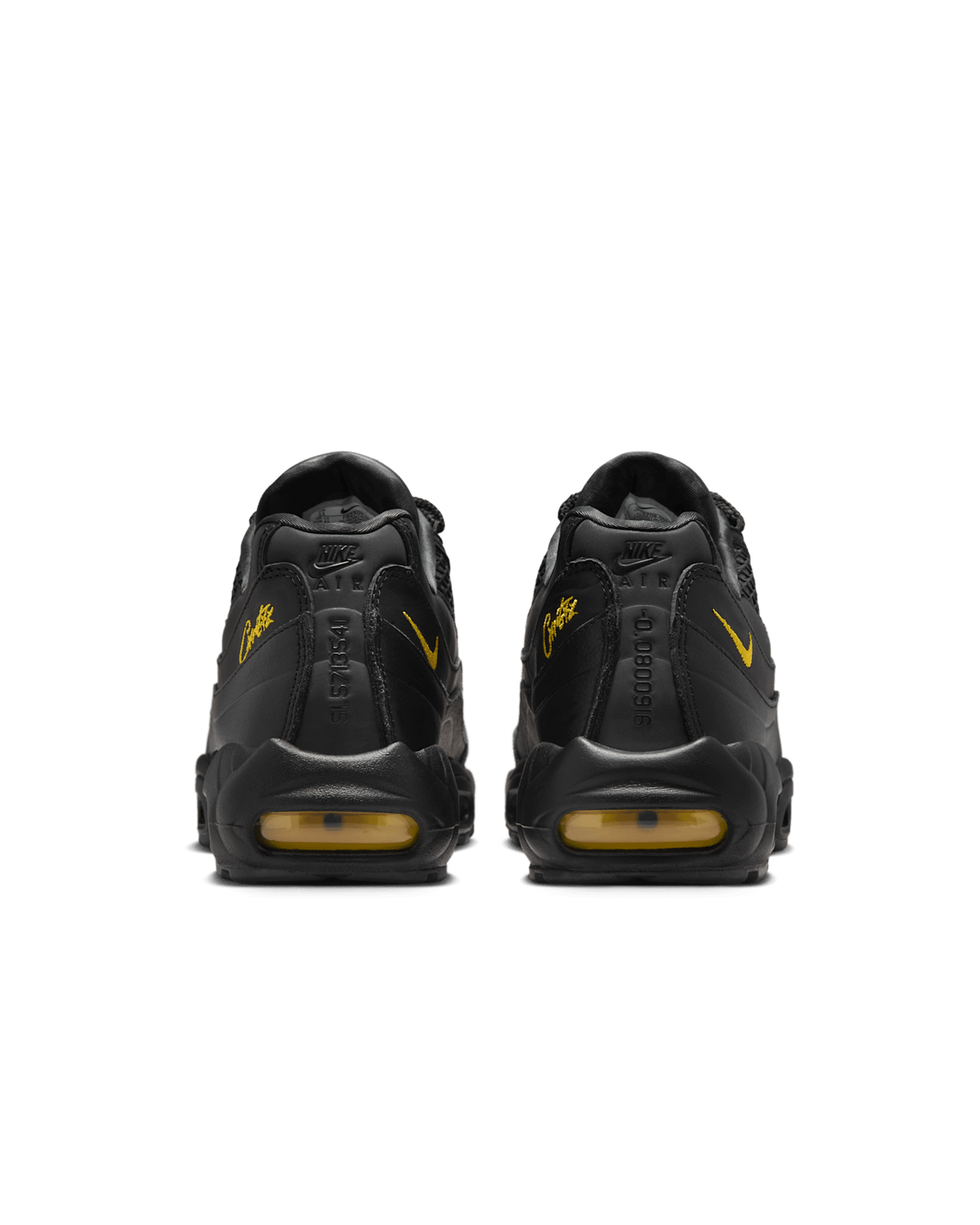 FB2709-003 Corteiz Nike Air Max 95 Black and Tour Yellow (Men's)