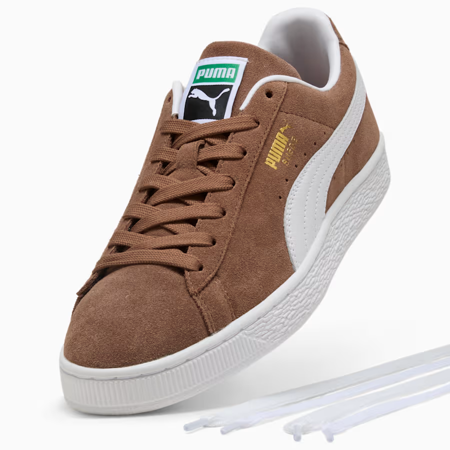 399781-41 Puma Suede Classic "Haute Coffee/PUMA White" (Men's)