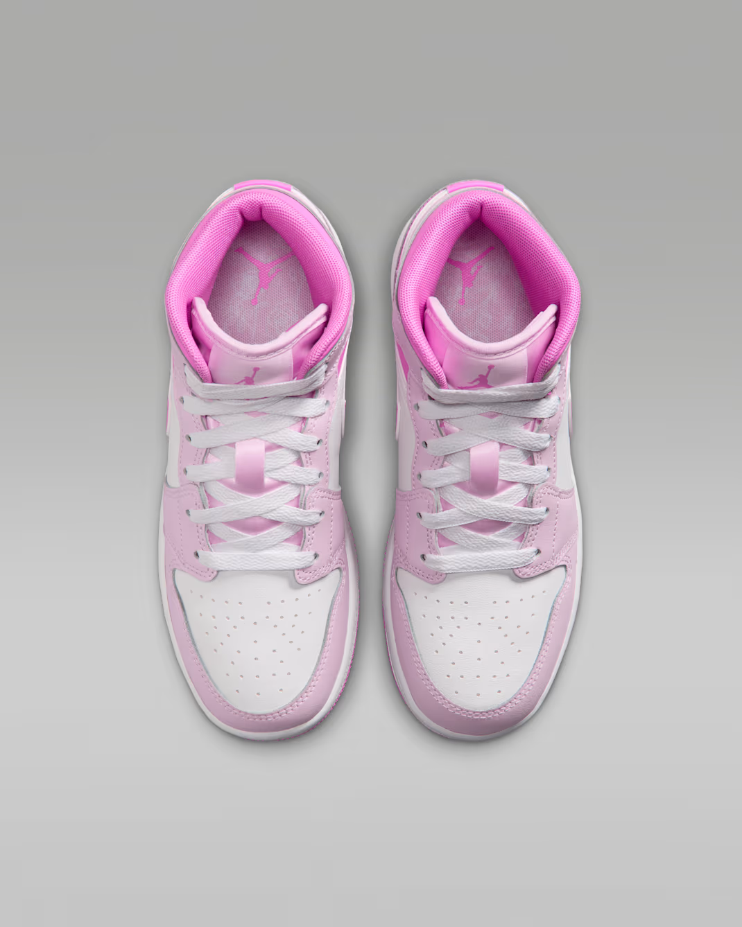 DQ8423-601 Nike GS Air Jordan 1 Mid "Pink Foam/China Rose"