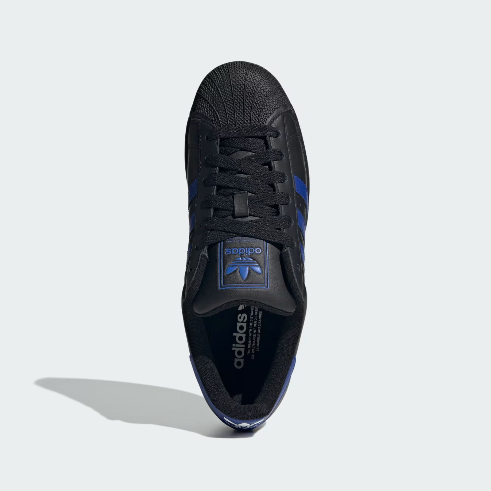 JR1632 adidas Originals Superstar 2 Core Black Semi Lucid Blue (Men's)