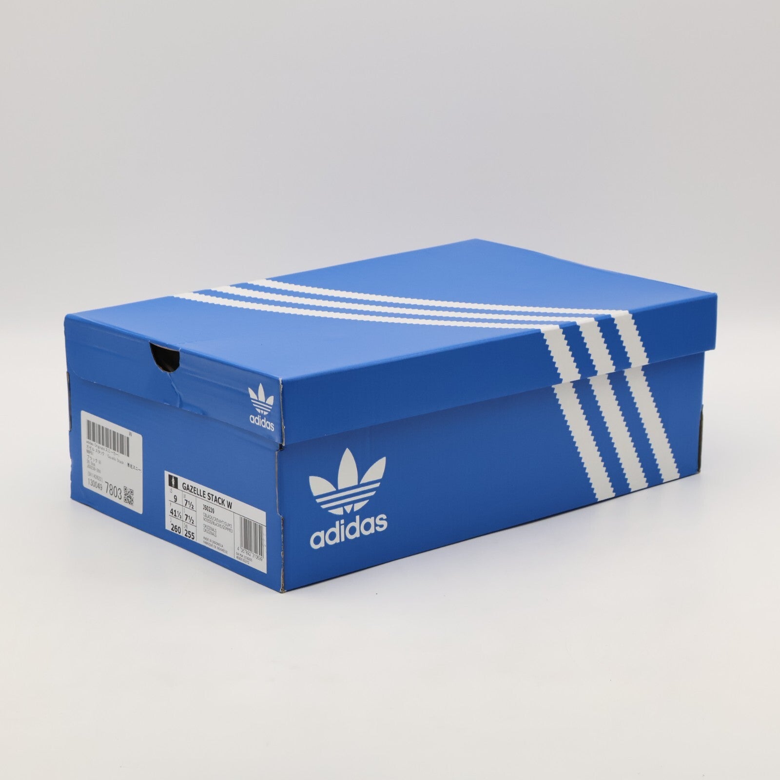 JS0239 adidas Originals Gazelle Stack Core Black Cream White Gum (Women's)
