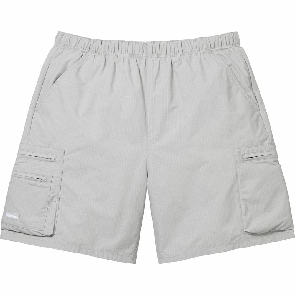Supreme Ripstop Cargo Water Short Grey