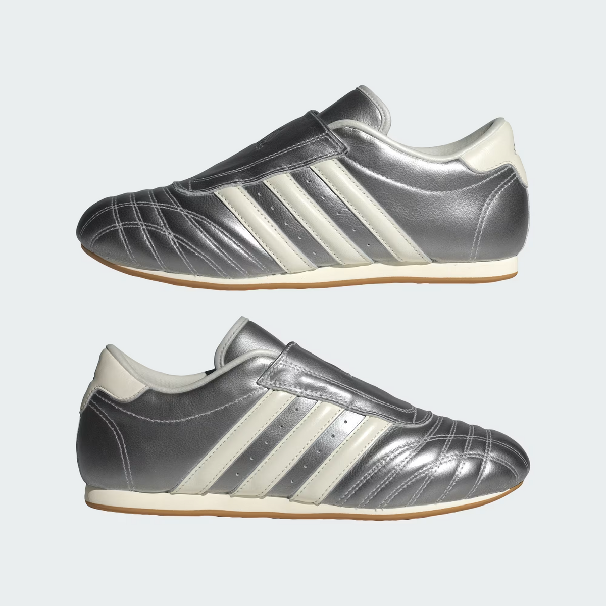 JS4023 adidas Originals Taekwondo Silver Metallic Off White Gum (Men's)