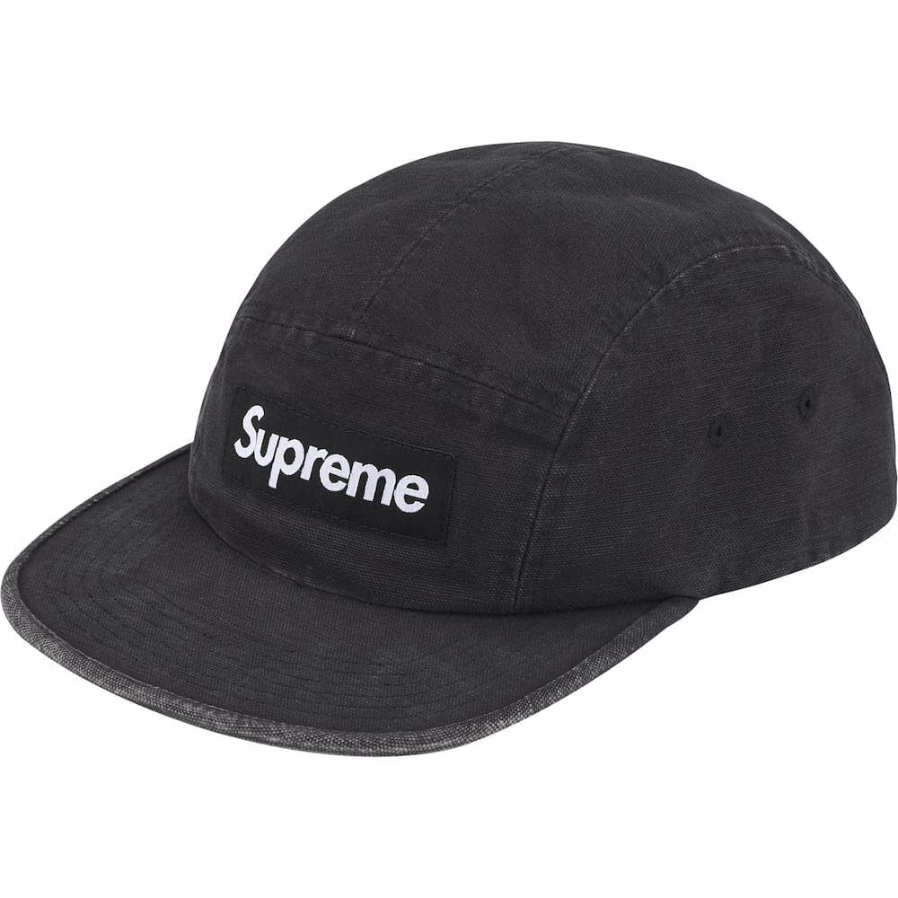 Supreme Canvas Camp Cap Black