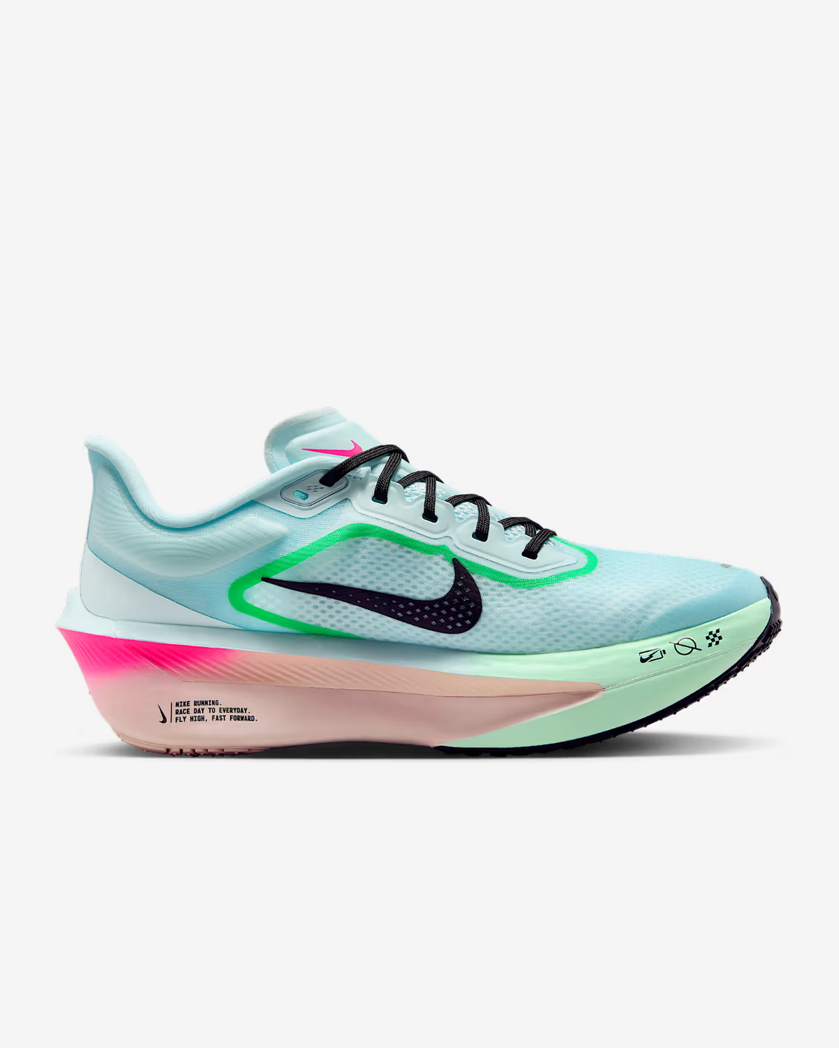 FN8455-402 Nike Zoom Fly 6 Glacier Ice Hyper Pink Green Shock Black (Women's)