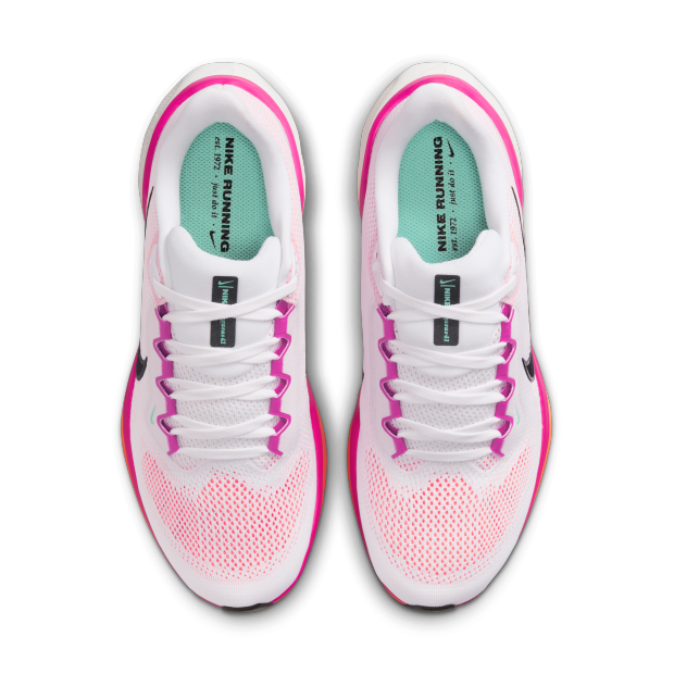 FD2723-120 Nike Pegasus 41 White Fire Pink Orange Pulse Black (Women's)