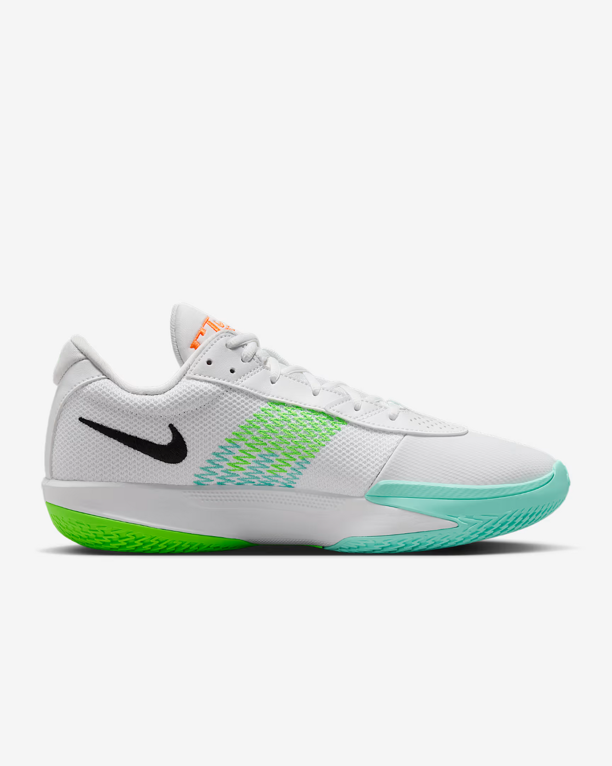 FB2598-107 Nike GT Cut Academy White Bleached Turquoise Black (Men's)