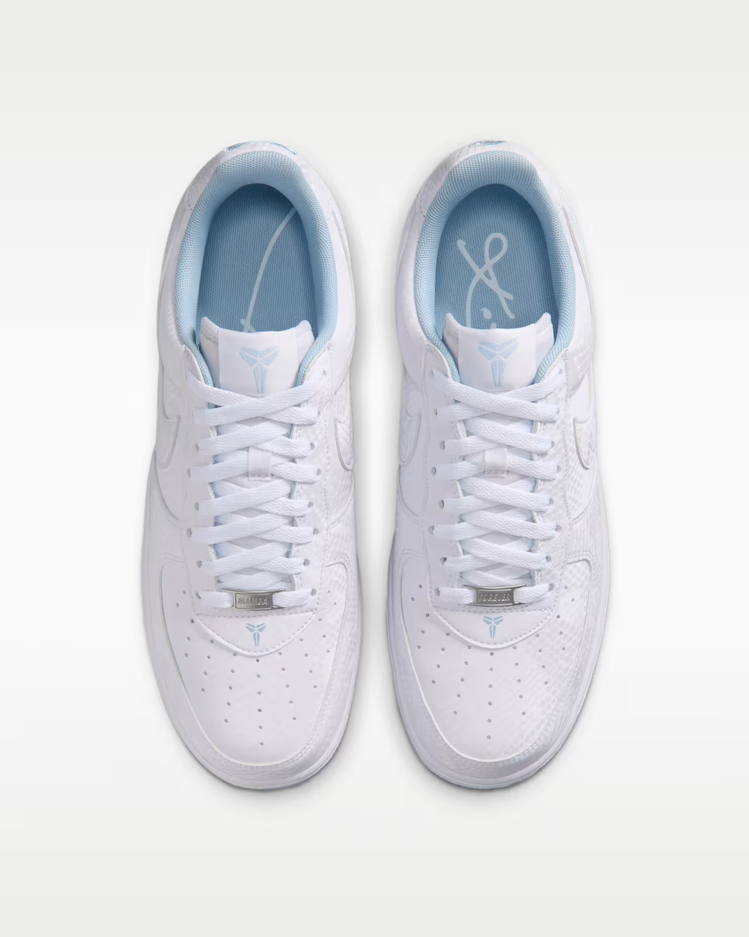 IB0018-103 Kobe Bryant Ã Nike Air Force 1 Low "White/Armory Blue" (Unisex)