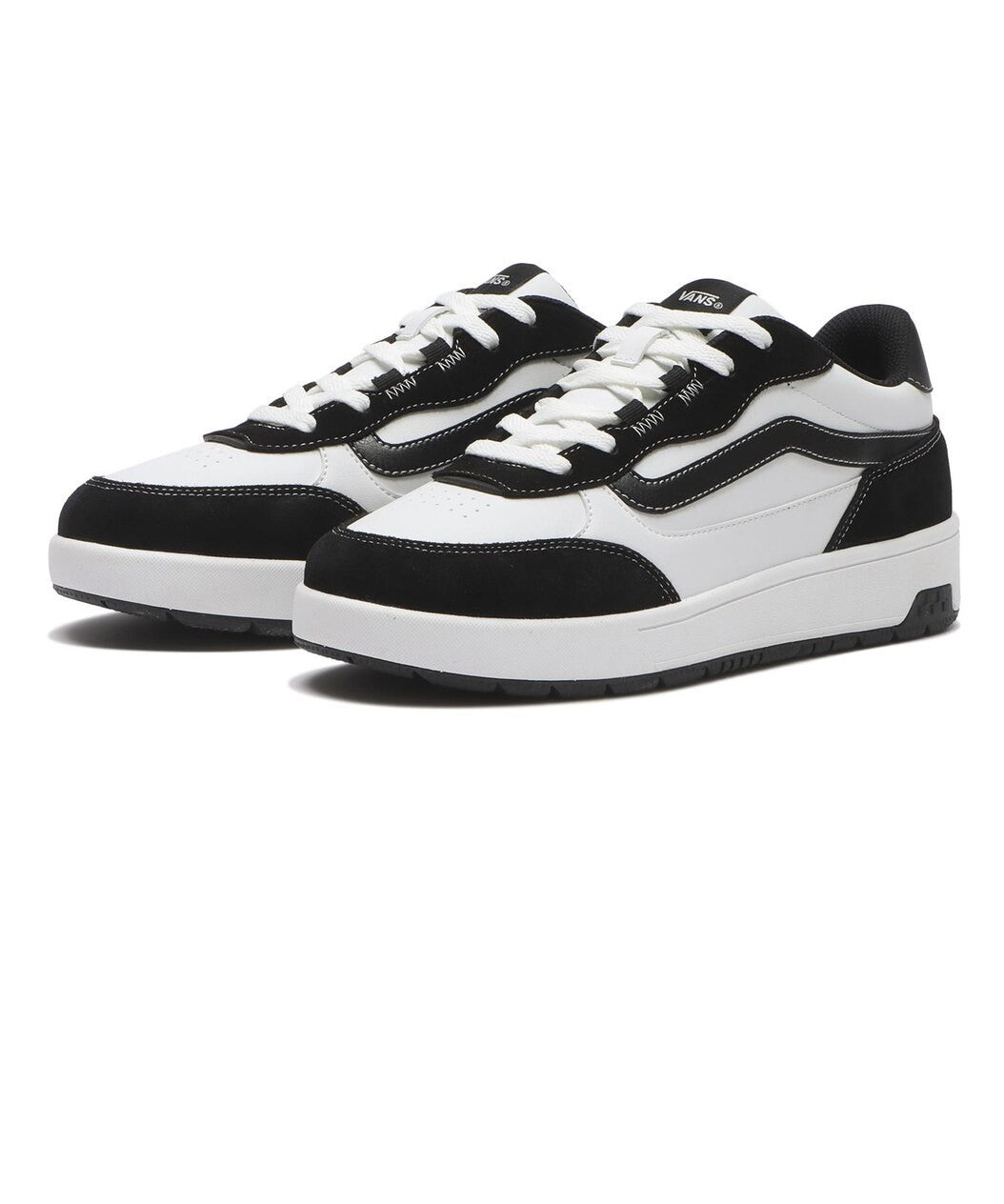 706298-0002 Vans Balboa "White/Black" (V2815) (Men's)