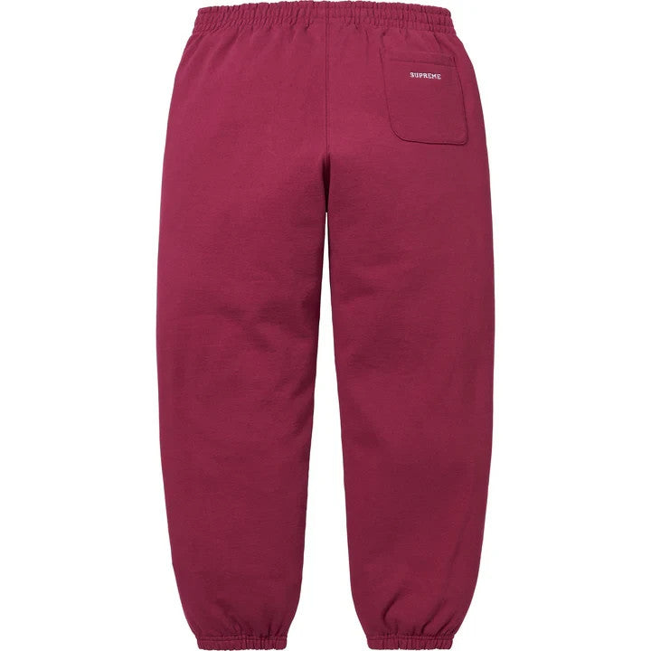 Supreme S Logo Sweatpant Raspberry