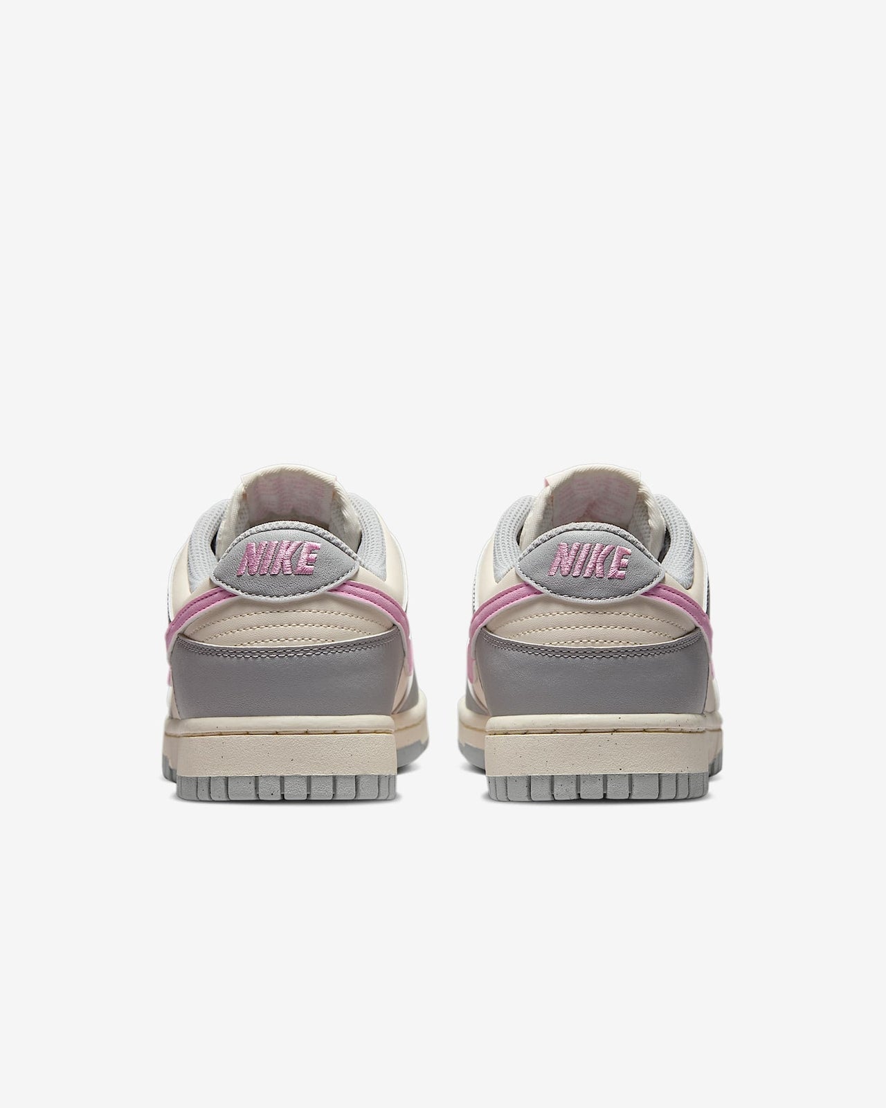 DD1873-002 Nike Dunk Low Next Nature Light Smoke Grey Pink Rise (Women's)