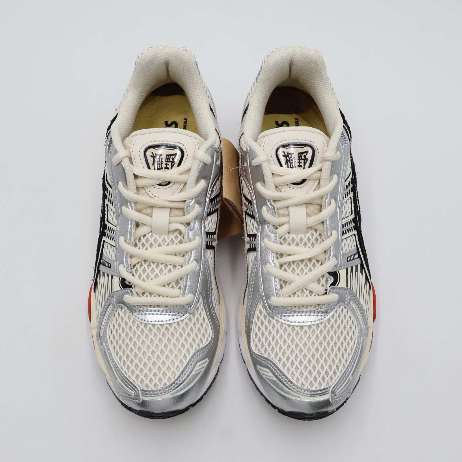 1203B103-100 Lapstone & Hammer Ã Asics Gel-Kayano 12.1 Cream Pure SIlver (Men's)