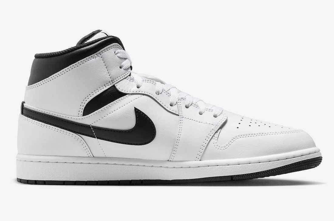 DQ8426-132 Nike Air Jordan 1 Mid White Black (Men's)