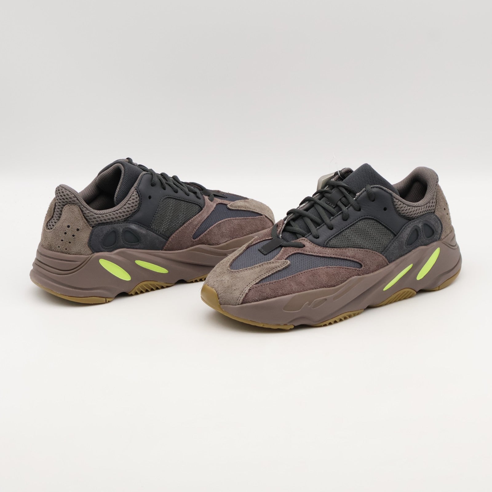 EE9614 Adidas Yeezy Boost Waver Runner Mauve Dark Grey Yellow Charcoal Gray
