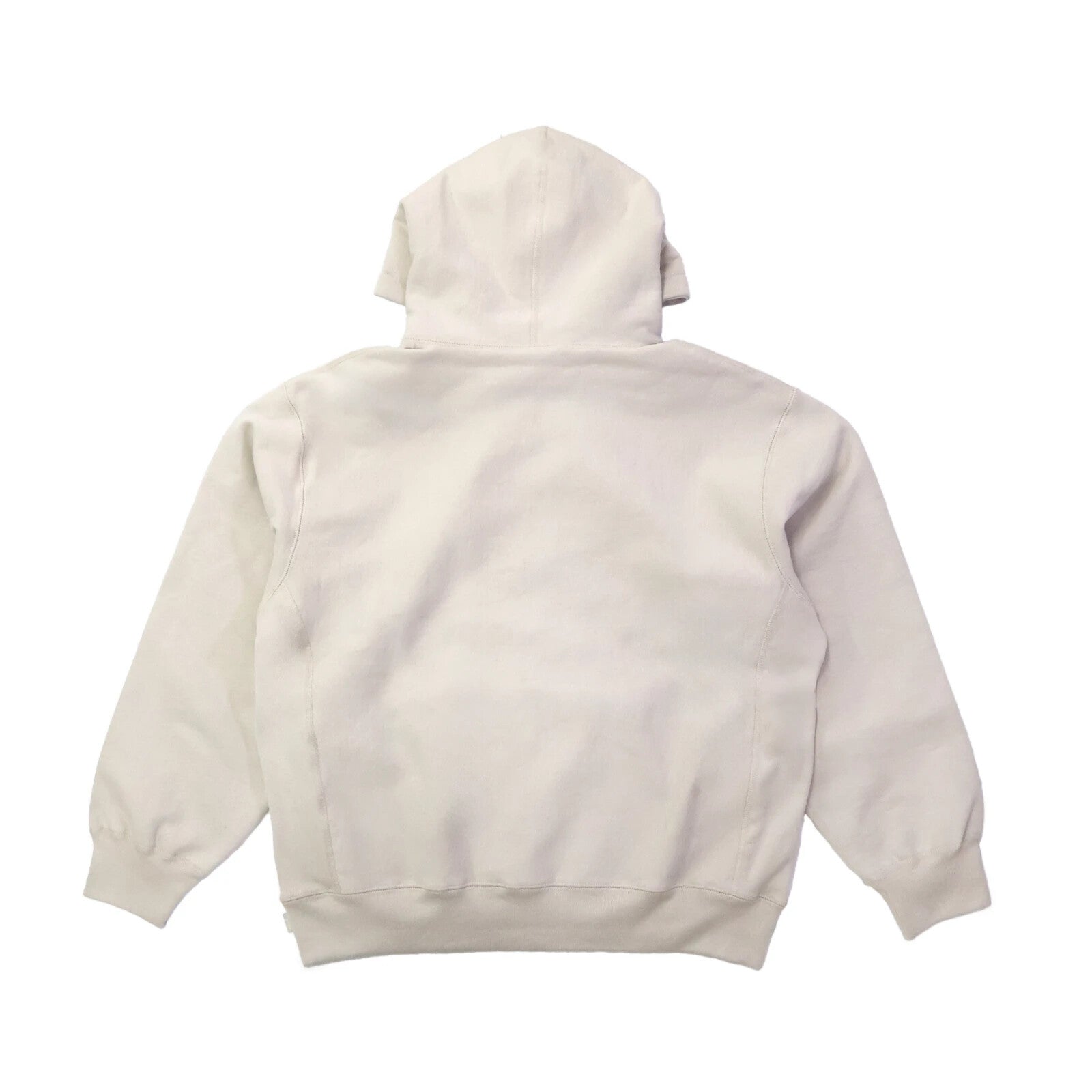 Supreme Box Logo Hooded Sweatshirt Stone Hoodie White 24FW