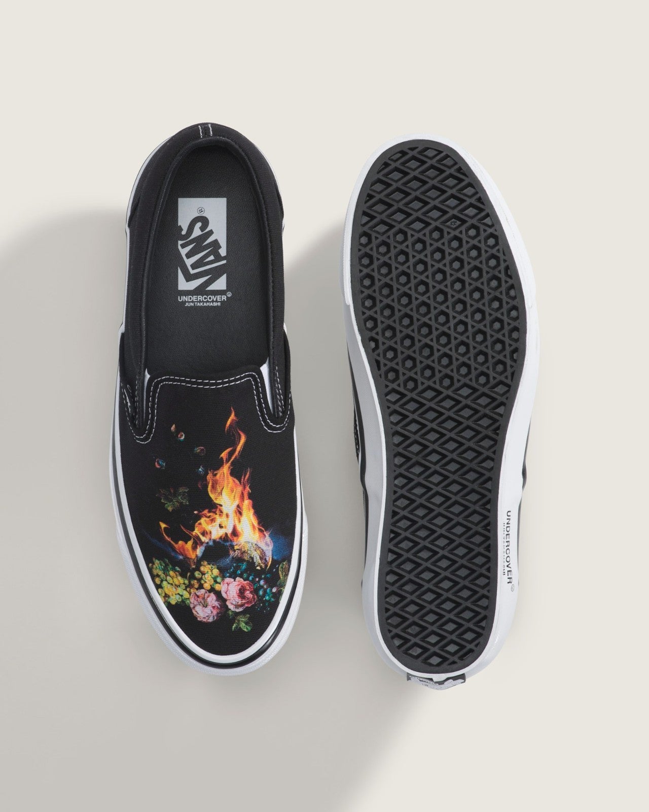VN000Z0ZBLK UNDERCOVER Ã OTW by Vans Classic Slip-On "Black/White" (Men's)