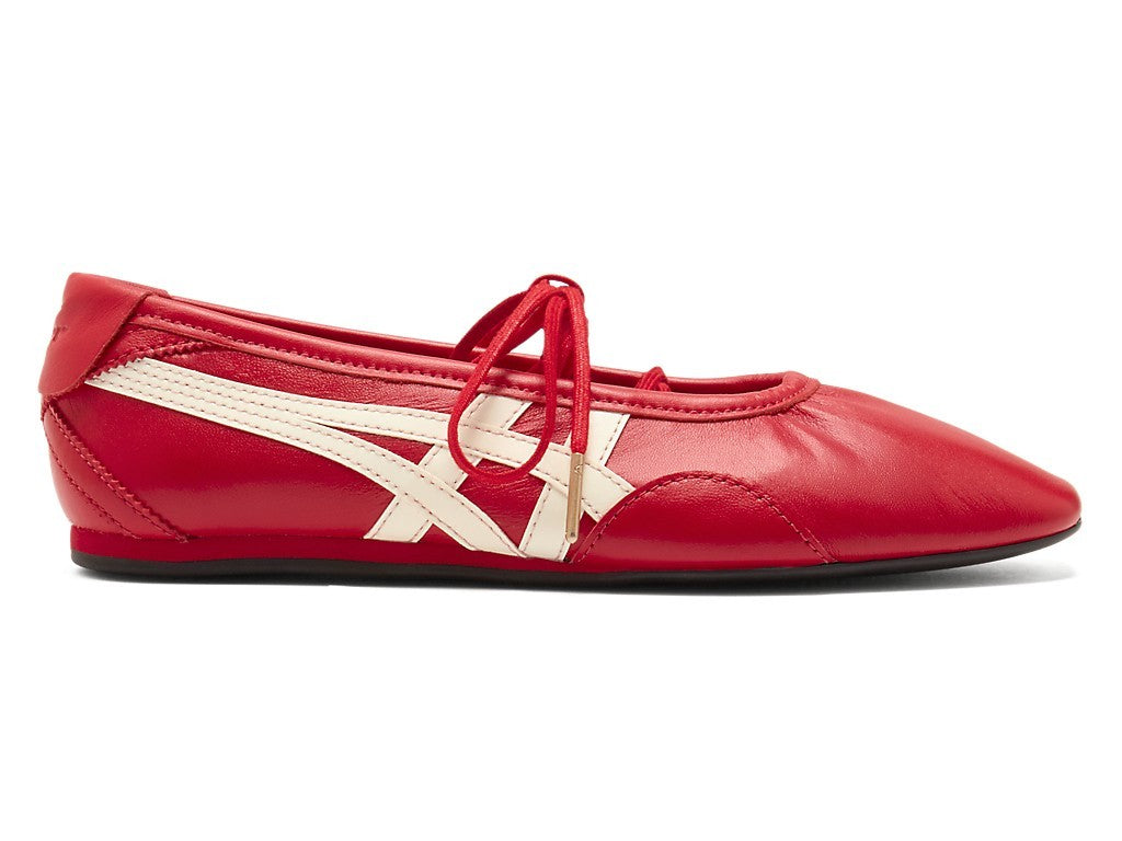 1182A704-600 Onitsuka Tiger Women's Gymnarina Classic Red/Cream (Women's)