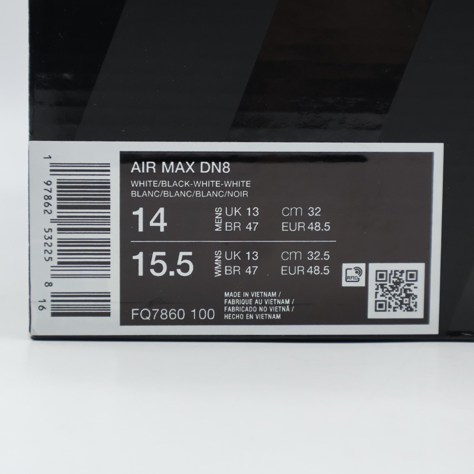 FQ7860-100 Nike Air Max DN8 White Black (Men's)