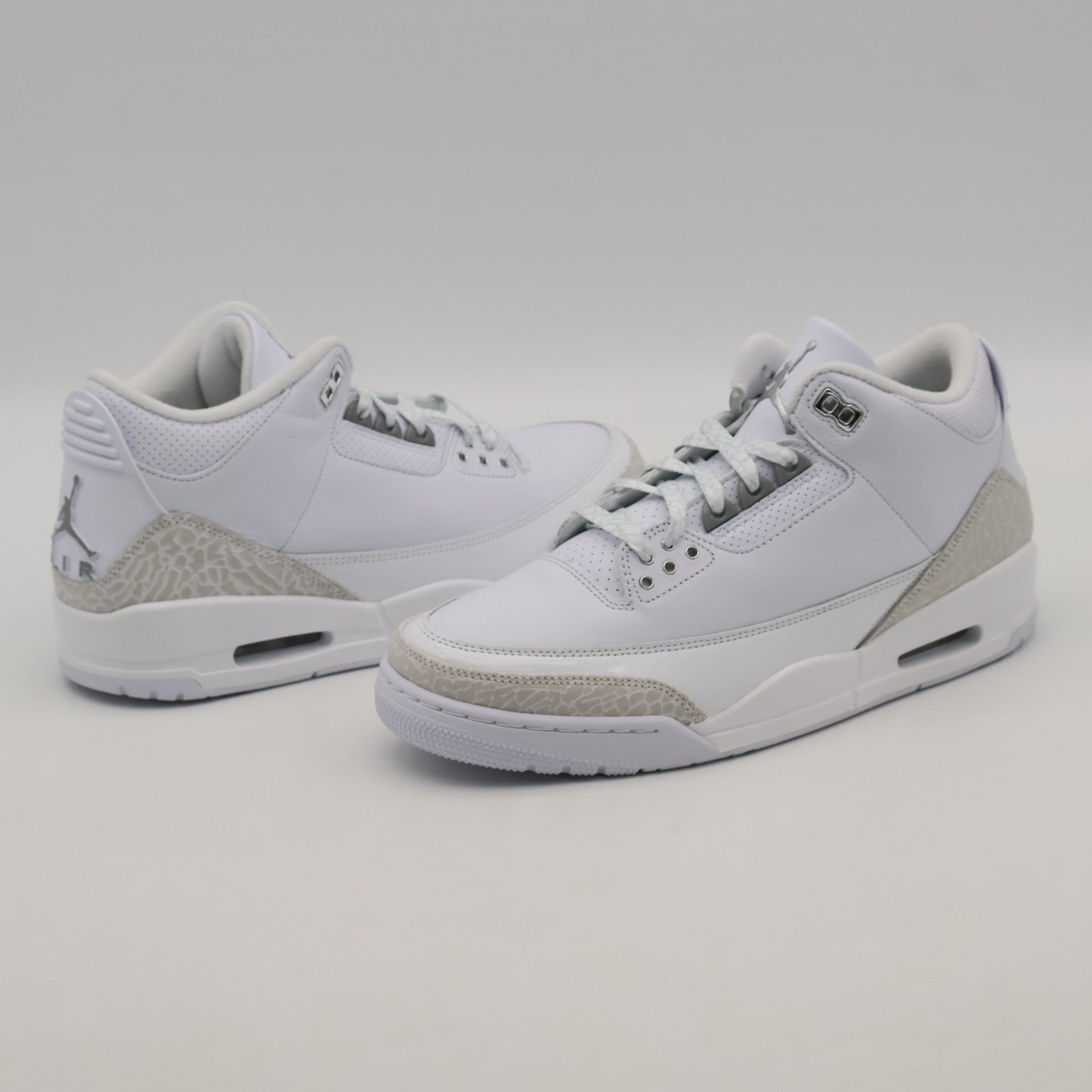 CT8532-111 Nike Air Jordan 3 Retro Pure Money White and Silver (2025) (Men's)
