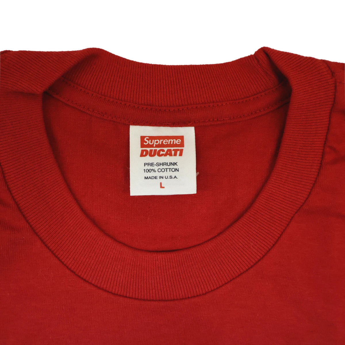 Supreme Ducati Logos Tee Red