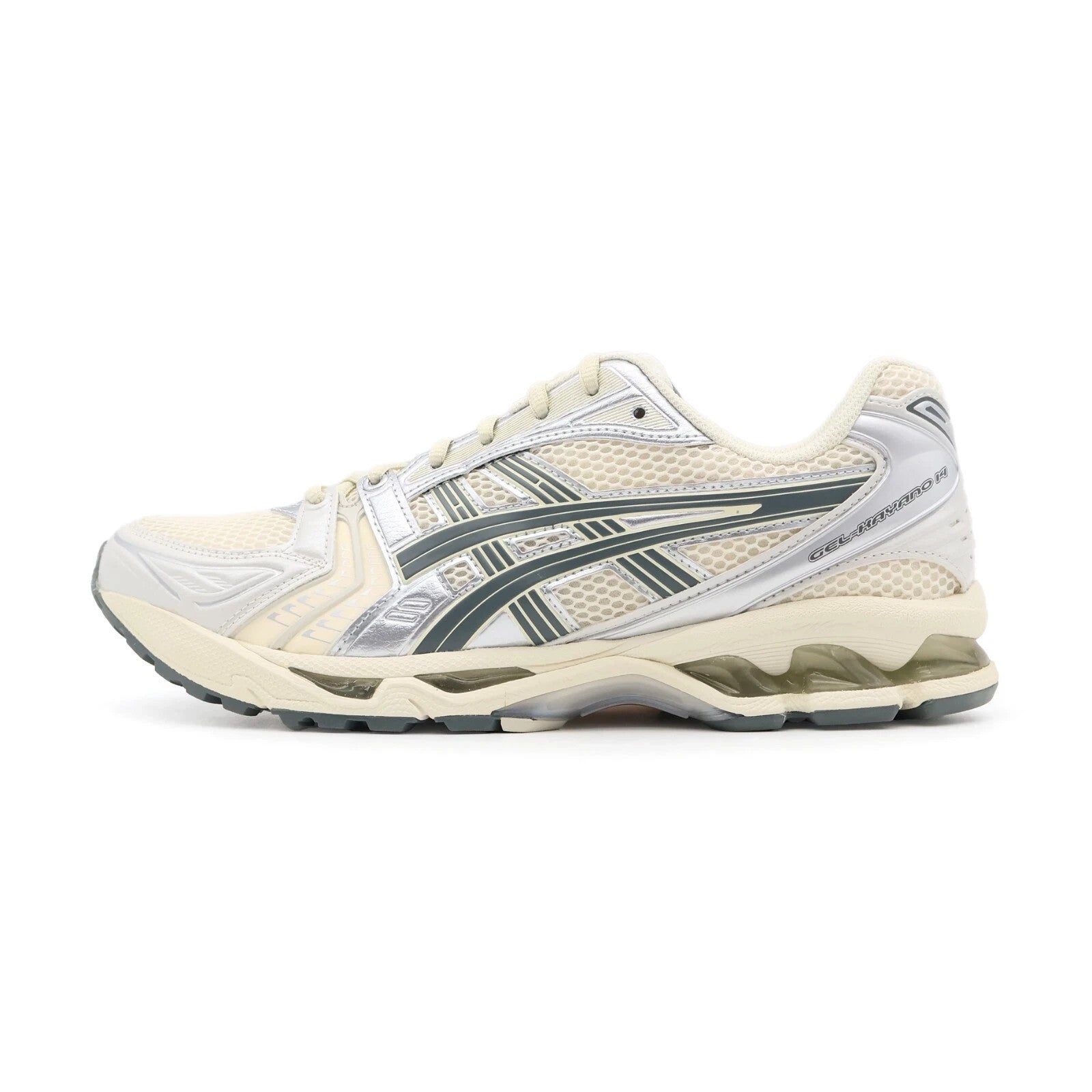 1201A019-200 Asics Gel-Kayano 14 Birch Dark Pewter Khaki Green Silver (Men's)