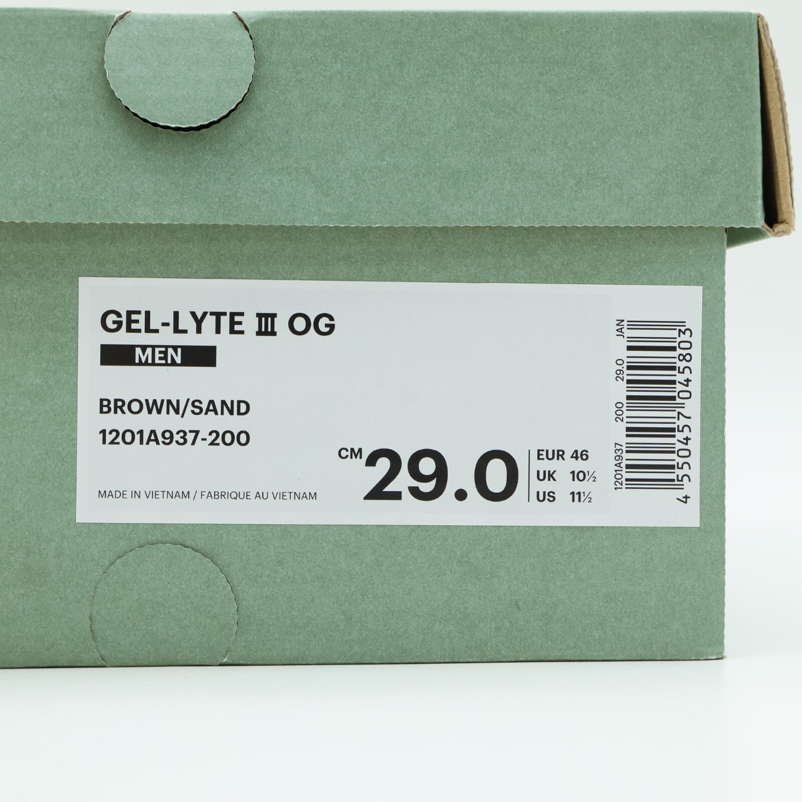 1201A937-200 COSTS Asics Gel-Lyte 3 OG Cane Vine Brown Pea Green (Men's)