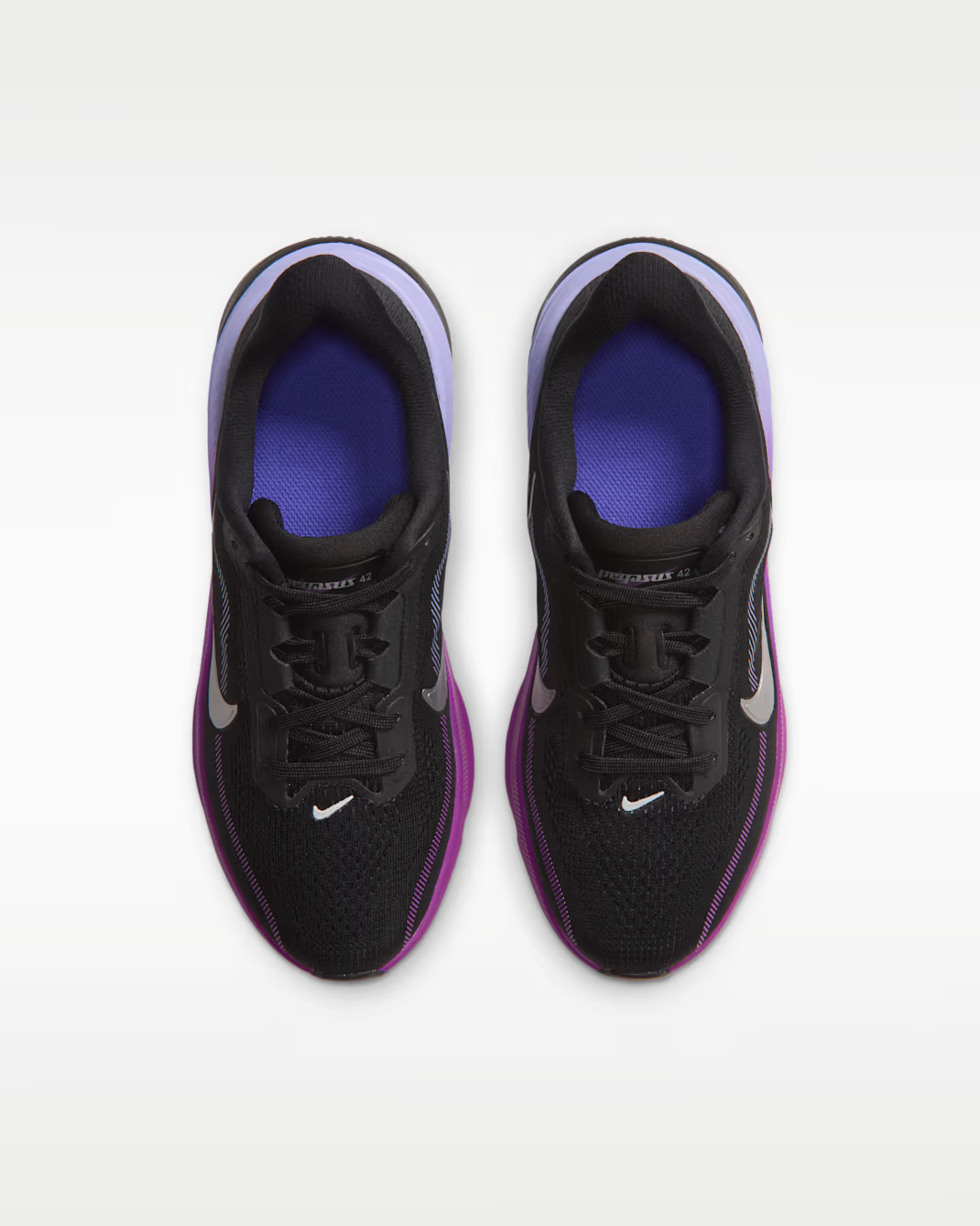 IH2306-014 Nike GS Pegasus 42 "Black/Persian Violet"