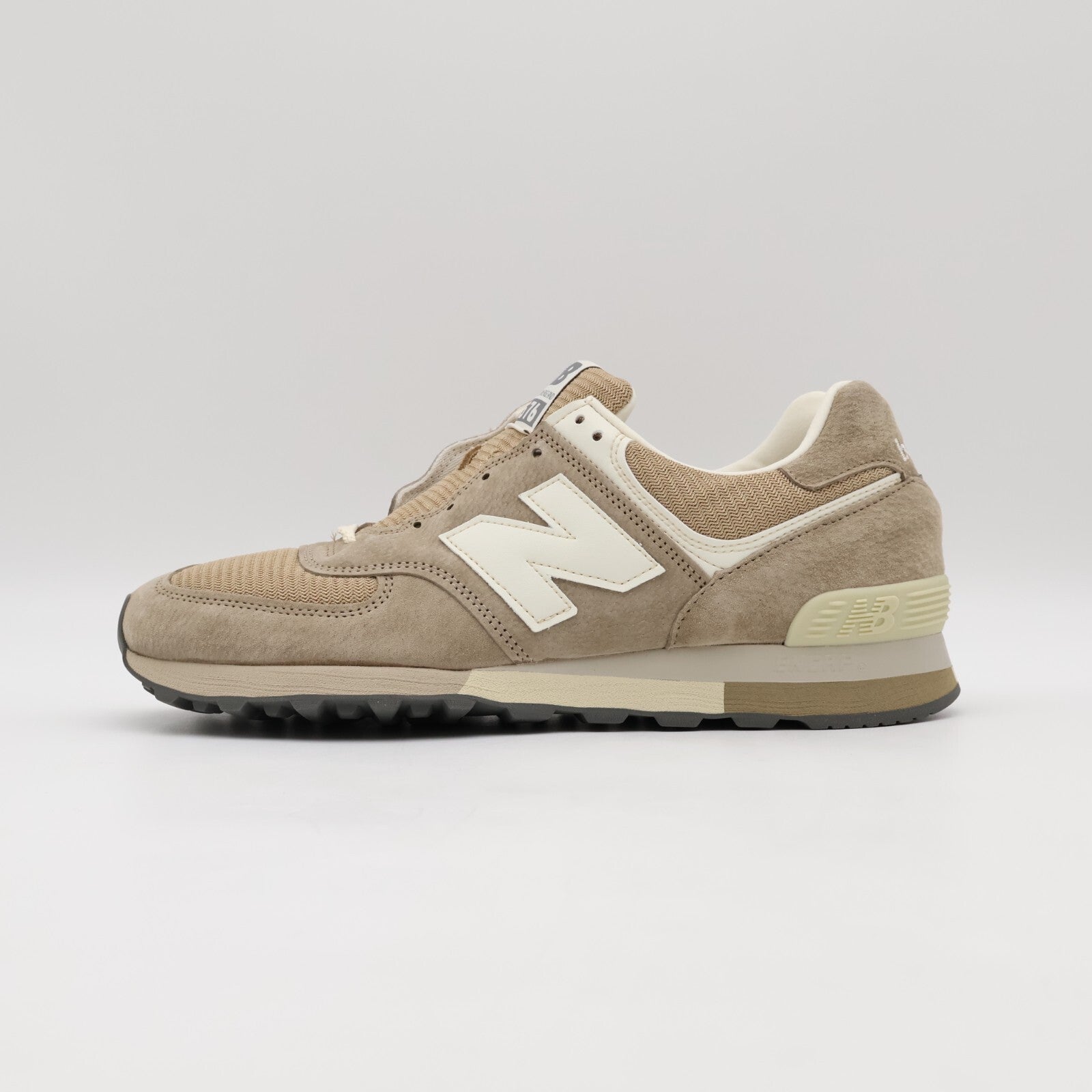 OU576BEI New Balance 576 Beige Brown Cream White Encap C-Cap Made in UK (Men's)
