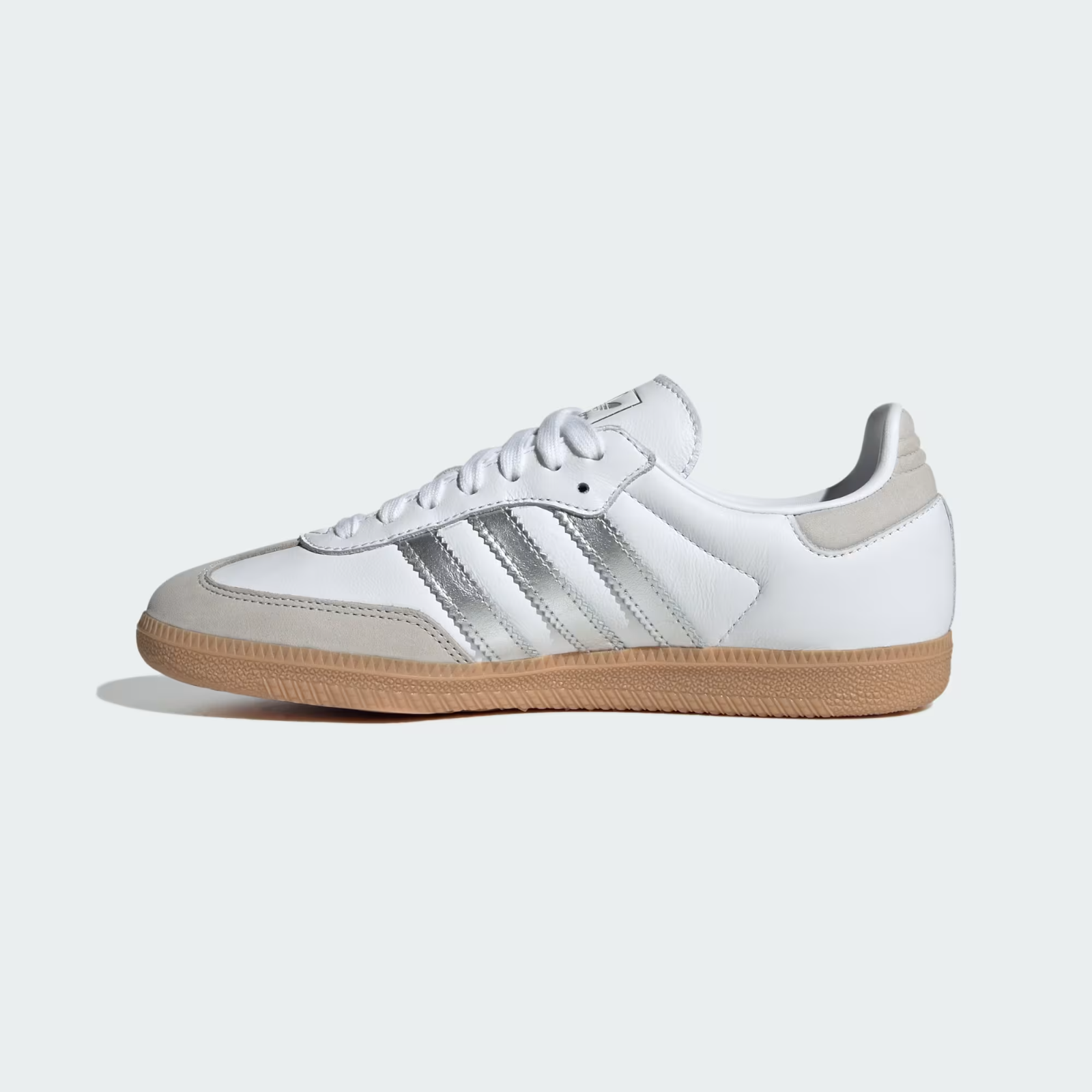 JI2725 adidas Originals Samba OG Cloud White Silver Metallic Grey One (Women's)