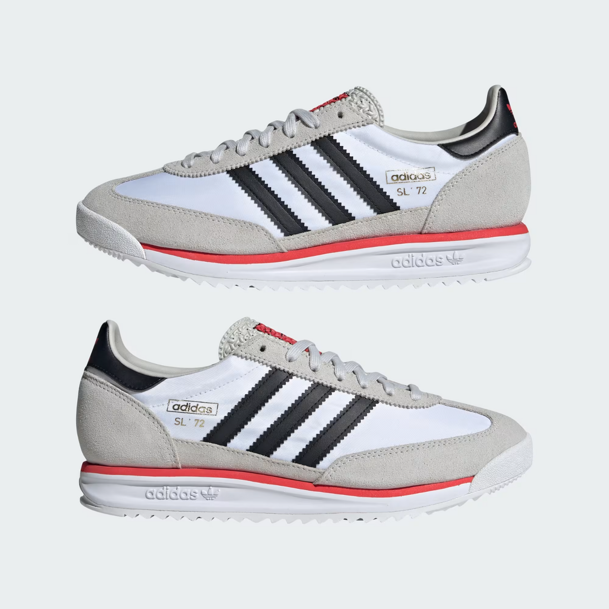 JS0746 adidas Originals SL72 RS Cloud White Core Black Grey One (Men's)