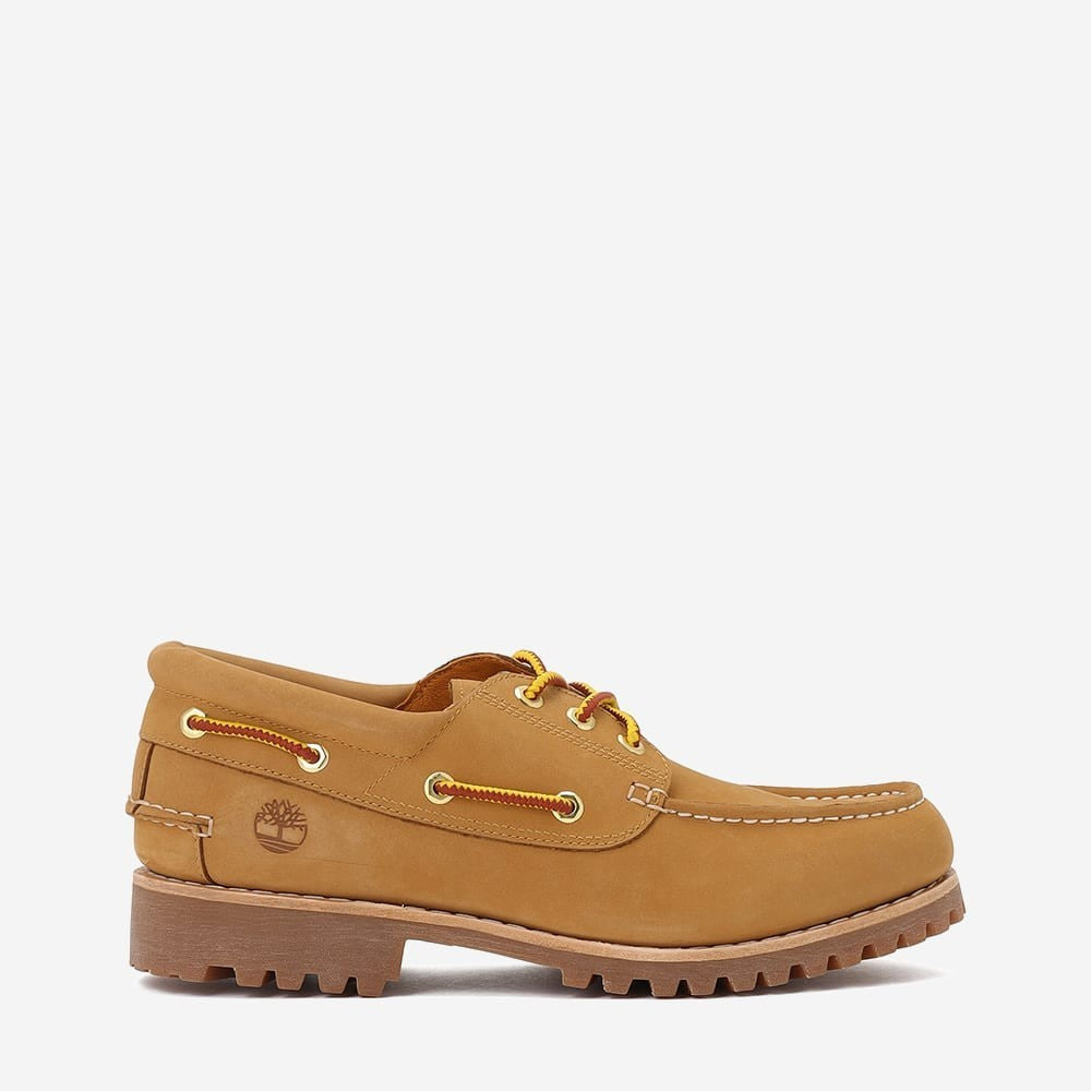 TB0A44YF754 andrelMhoffwann Timberland 3 Eye Classic Lug Wheat (Men's)