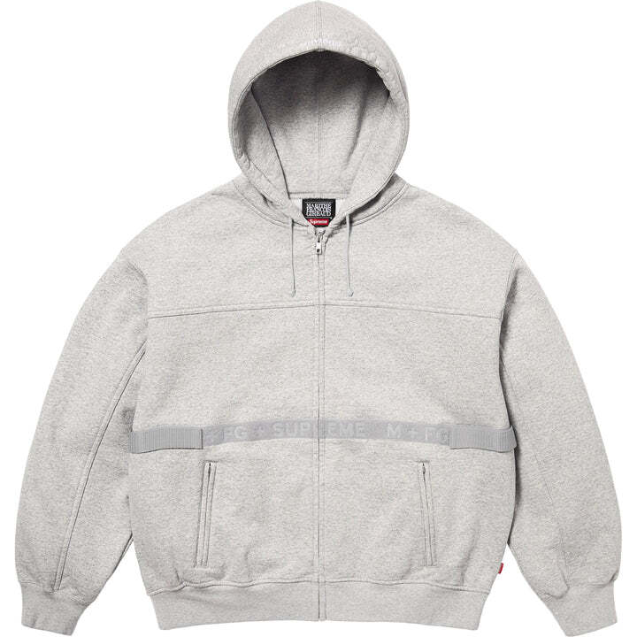 Supreme Marithe Francois Girbaud Zip Up Hooded Sweatshirt Heather Grey