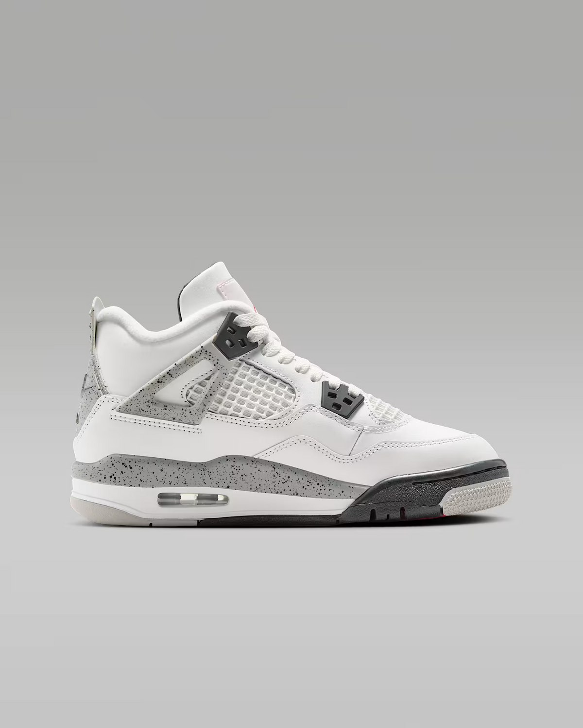 IB4171-100 Nike GS Air Jordan 4 Retro White Cement