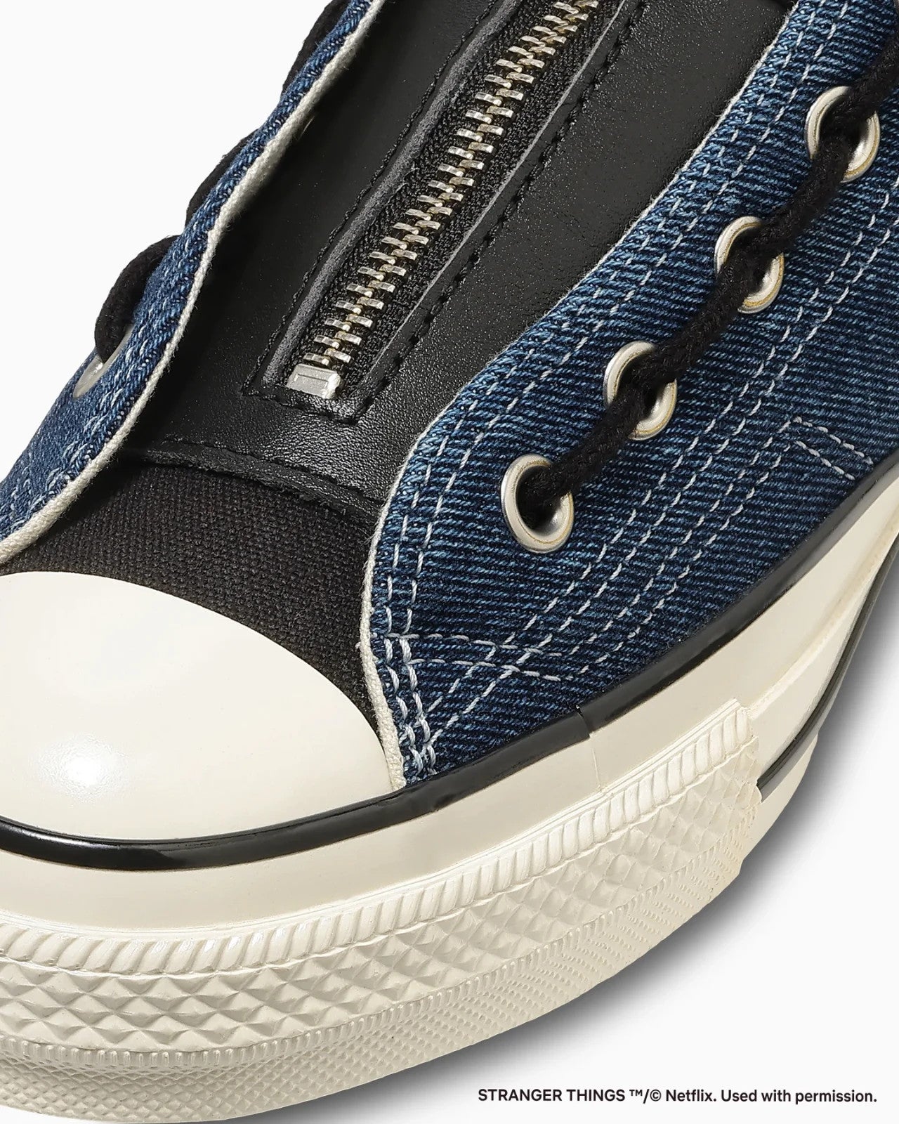 31317330 Stranger Things 5 Converse All Star Aged 87 CZ Hi Blue Black (Men's)