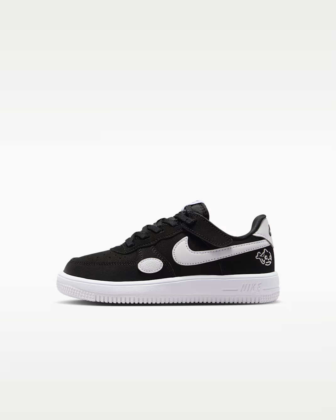 IR1301-001 Nike PS Force 1 Low EasyOn "Black/White" (Men's)