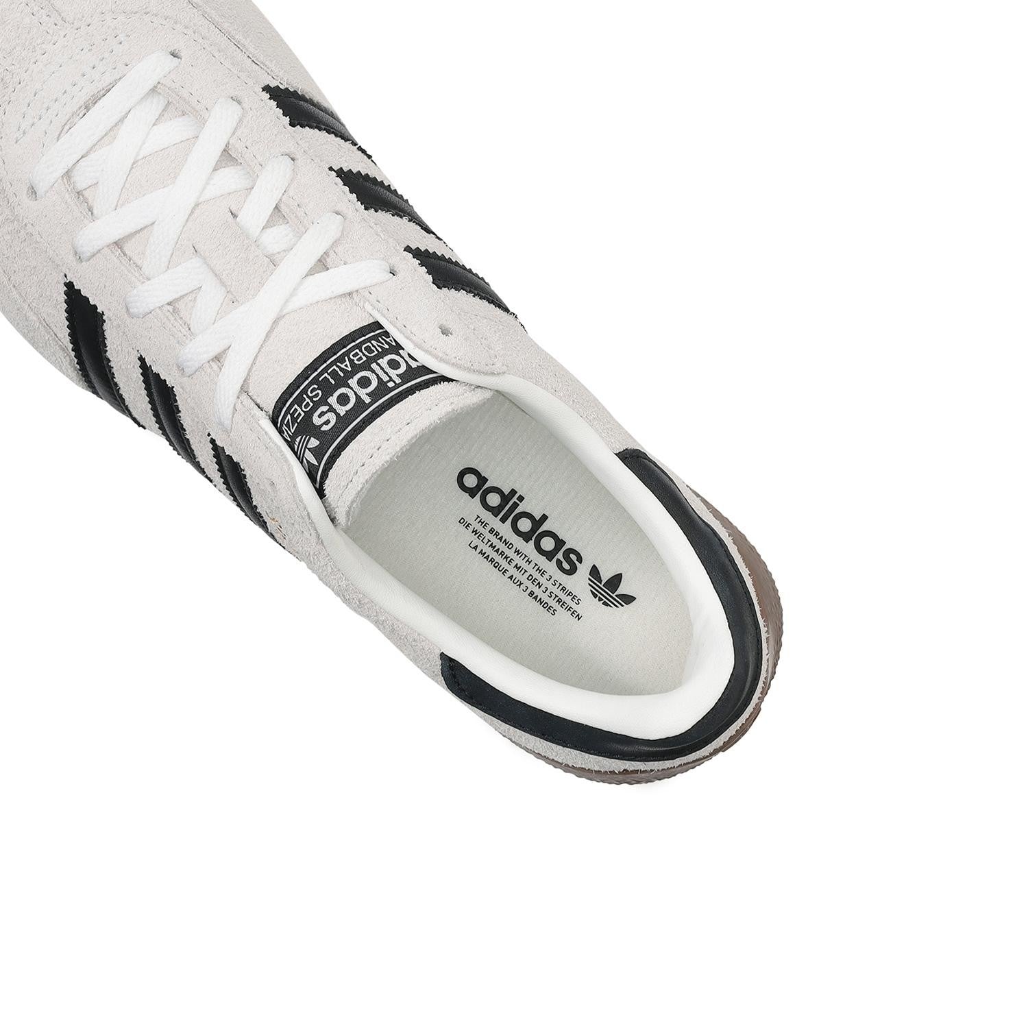 KJ3628 adidas Handball Spezial Lo Pro Core White Core Black Gold (Women's)