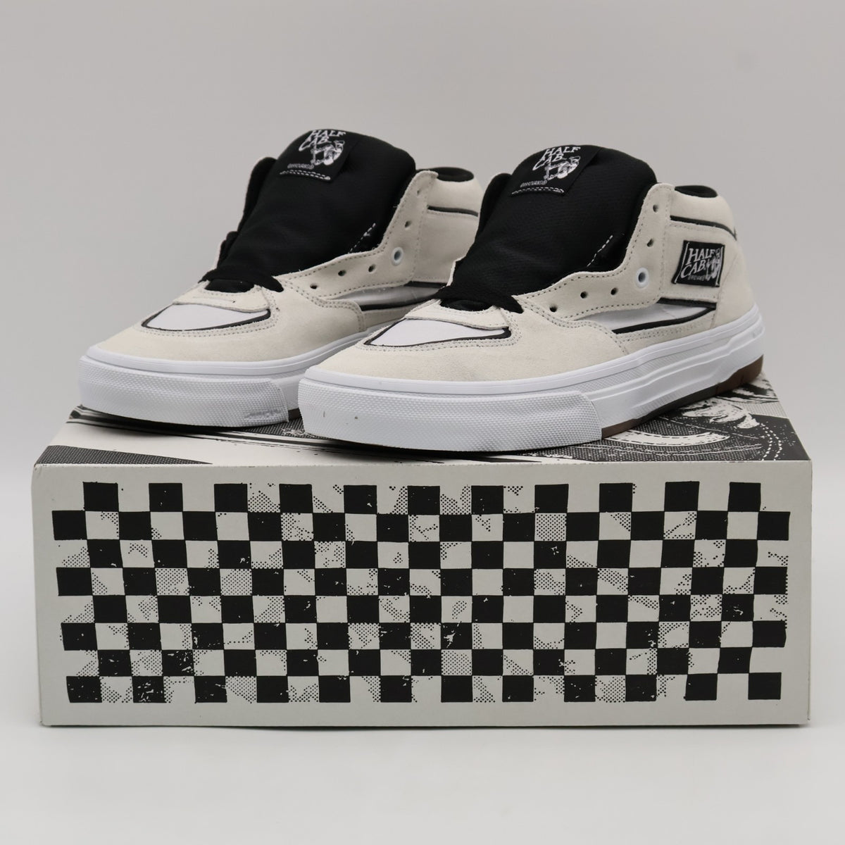 VN000D9ZYB2 Vans Skate Half Cab Wafflecup White Black (Men's)