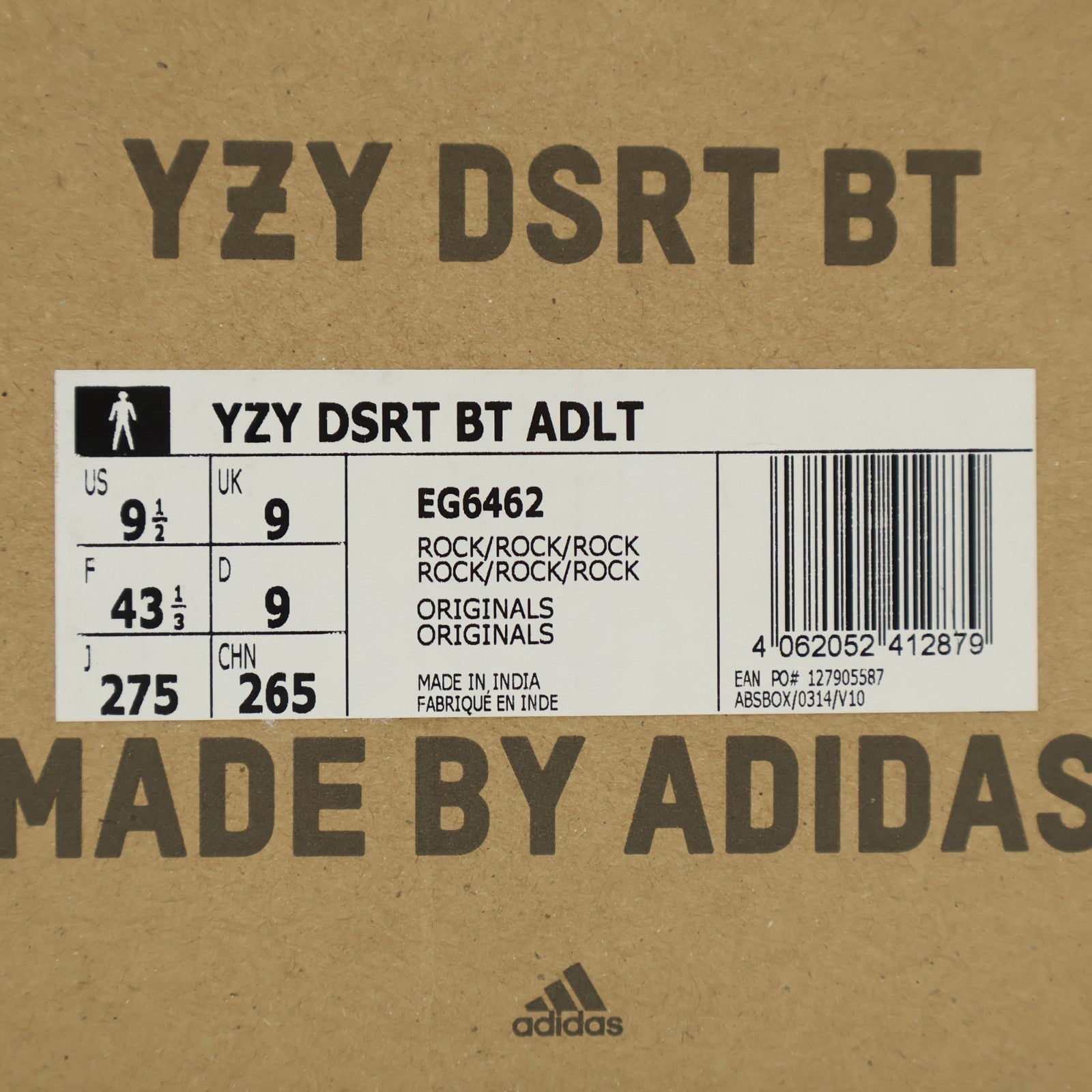 EG6462 adidas YEEZY Desert Boot Rock (Men's)