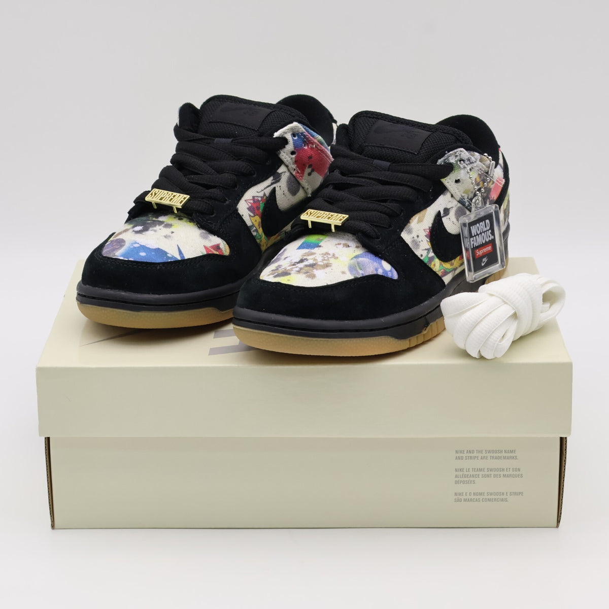 FD8778-001 Supreme Ã Nike SB Dunk Low Rammellzee (Men's)