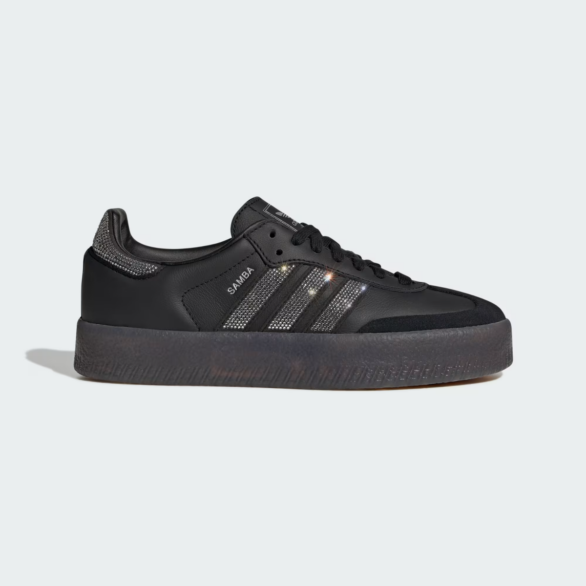 IH4045 adidas Sambae Core Black Silver Metallic Gum (Women's)