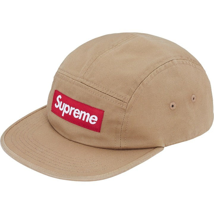 Supreme Washed Chino Twill Camp Cap (25FW) Tan