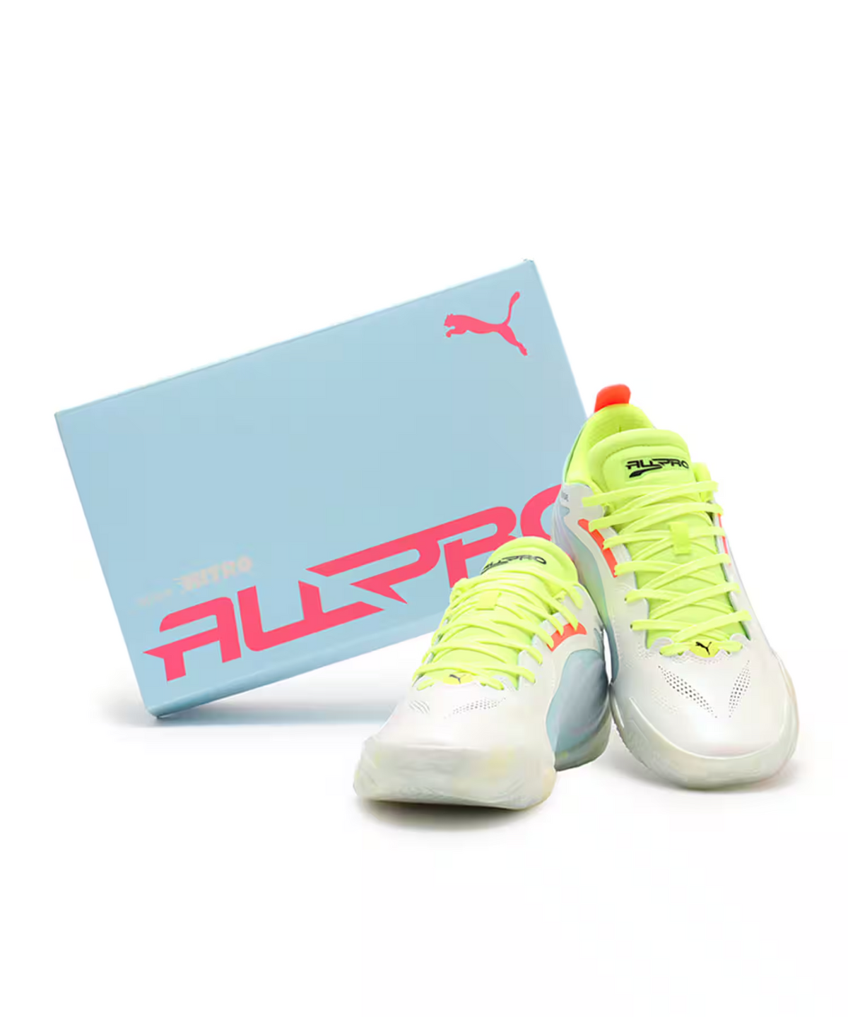 311262-01 Puma All-Pro Nitro Elite Light Aqua Yellow Alert (Men's)